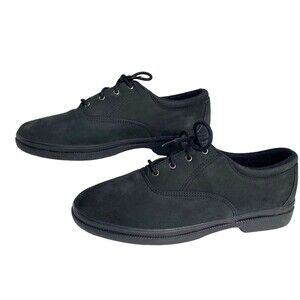 Easy Spirit Womens Size 8B  Black Shoes Lace Up Casual Shoes